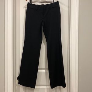 Black wide leg trouser pants